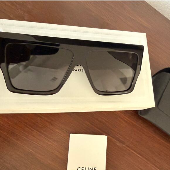 Celine Black Square Sunglasses w/ Original Case main image 9
